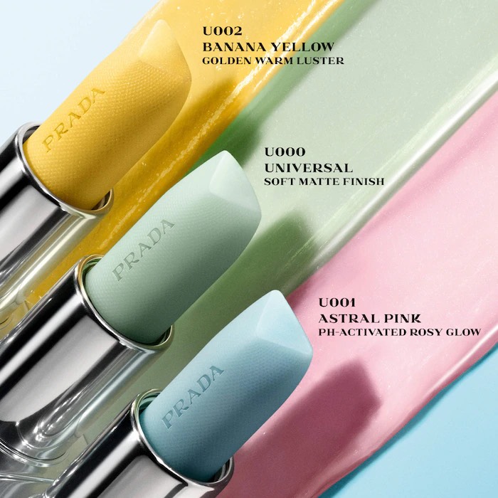 PRADA Набор бальзамов для губ  Hydrating Mini Lip Balm Trio Gift Set 5
