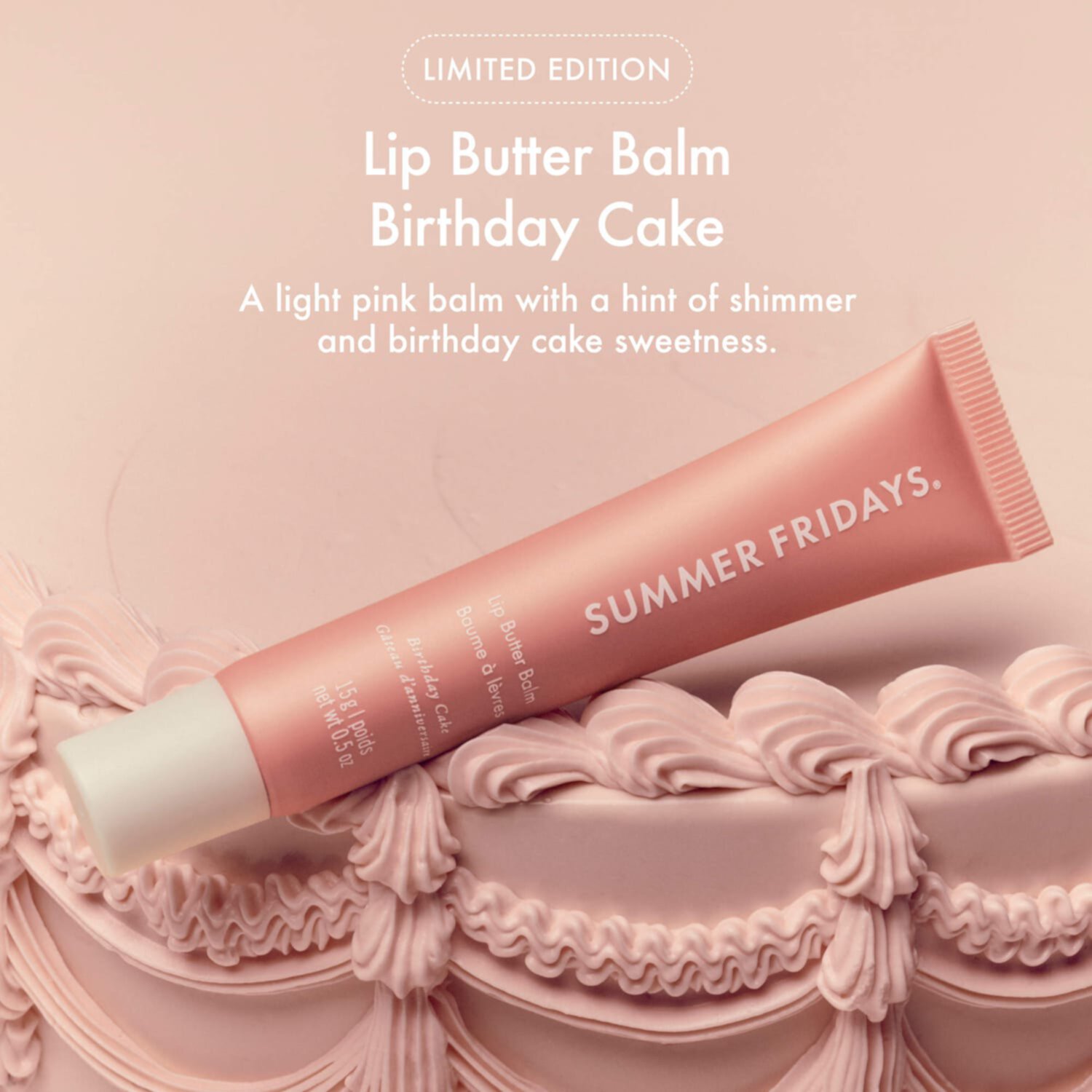 SUMMER FRIDAYS Набор из двух бальзамов для губ Sweet Pink Duo Lip Butter Balm 5