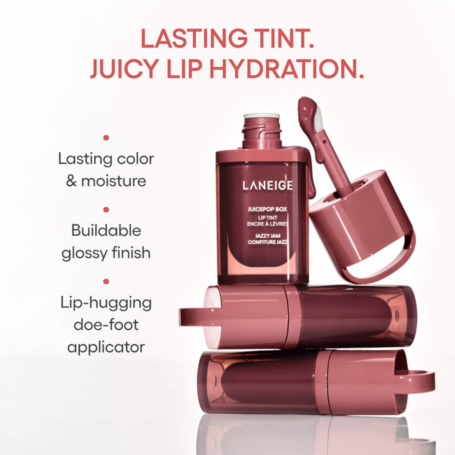 Laneige Тинт-масло для губ JuicePop Box Lip Tint в оттенке Jazzy Jam, 4,5 гр 3