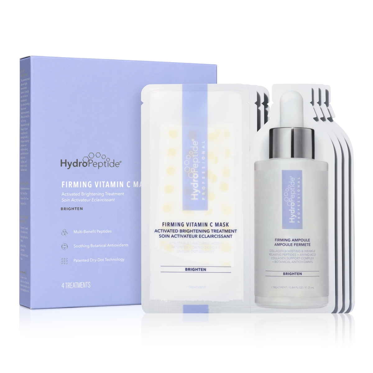 Hydropeptide Firming vitamin c mask, Уплотняющая и восстанавливающая маска со стабильной формой Вит С, 4 шт 2
