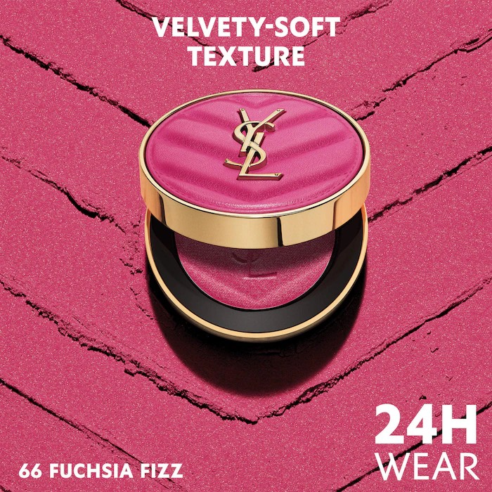 Yves Saint Laurent  Румяна Make Me Blush 24H Buildable Powder Blush, 66 Fuchsia Fizz 5