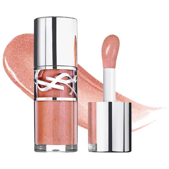 YVES SAINT LAURENT Масло-блеск Loveshine Plumping с эффектом увеличения объёма губ, 12 - Honeymoon