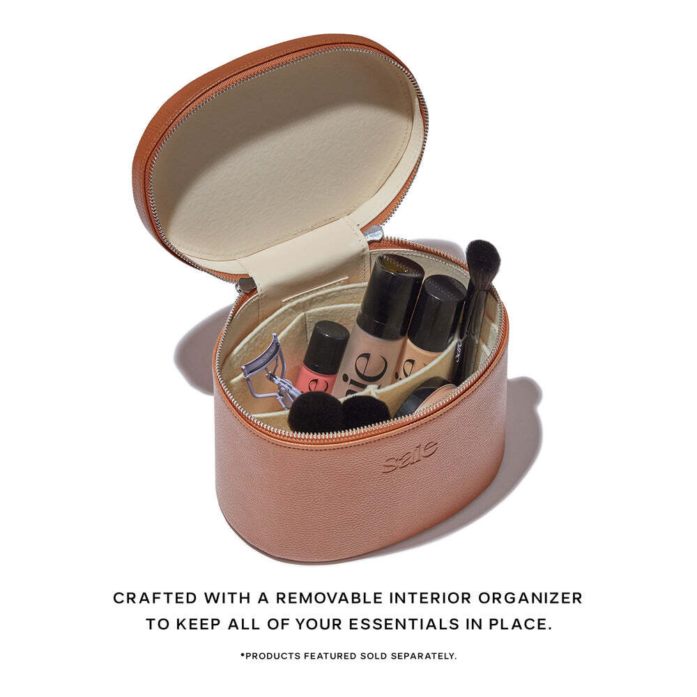 SAIE Бьюти-кейс THE VANITY CASE, CARAMEL BROWN 3