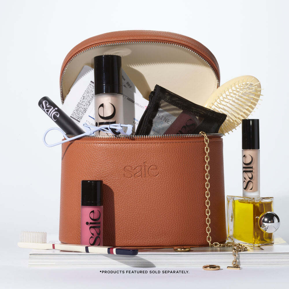 SAIE Бьюти-кейс THE VANITY CASE, CARAMEL BROWN 4