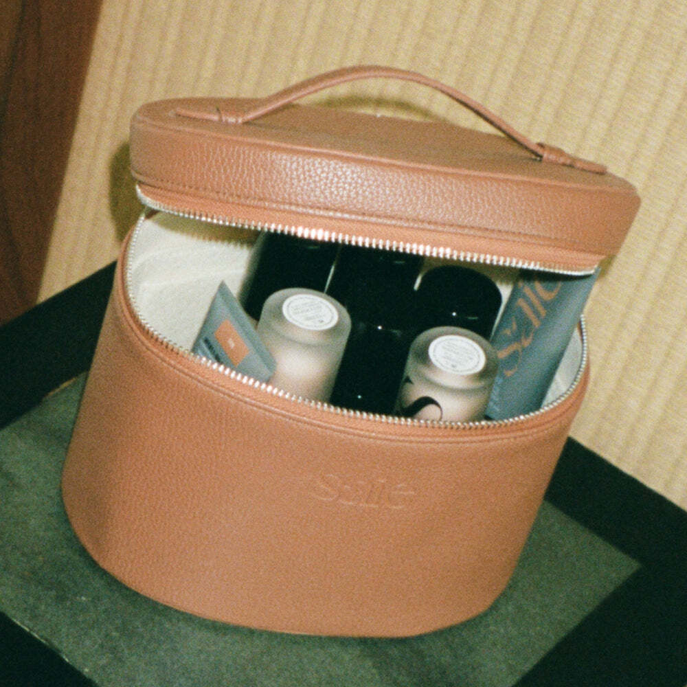 SAIE Бьюти-кейс THE VANITY CASE, CARAMEL BROWN 7