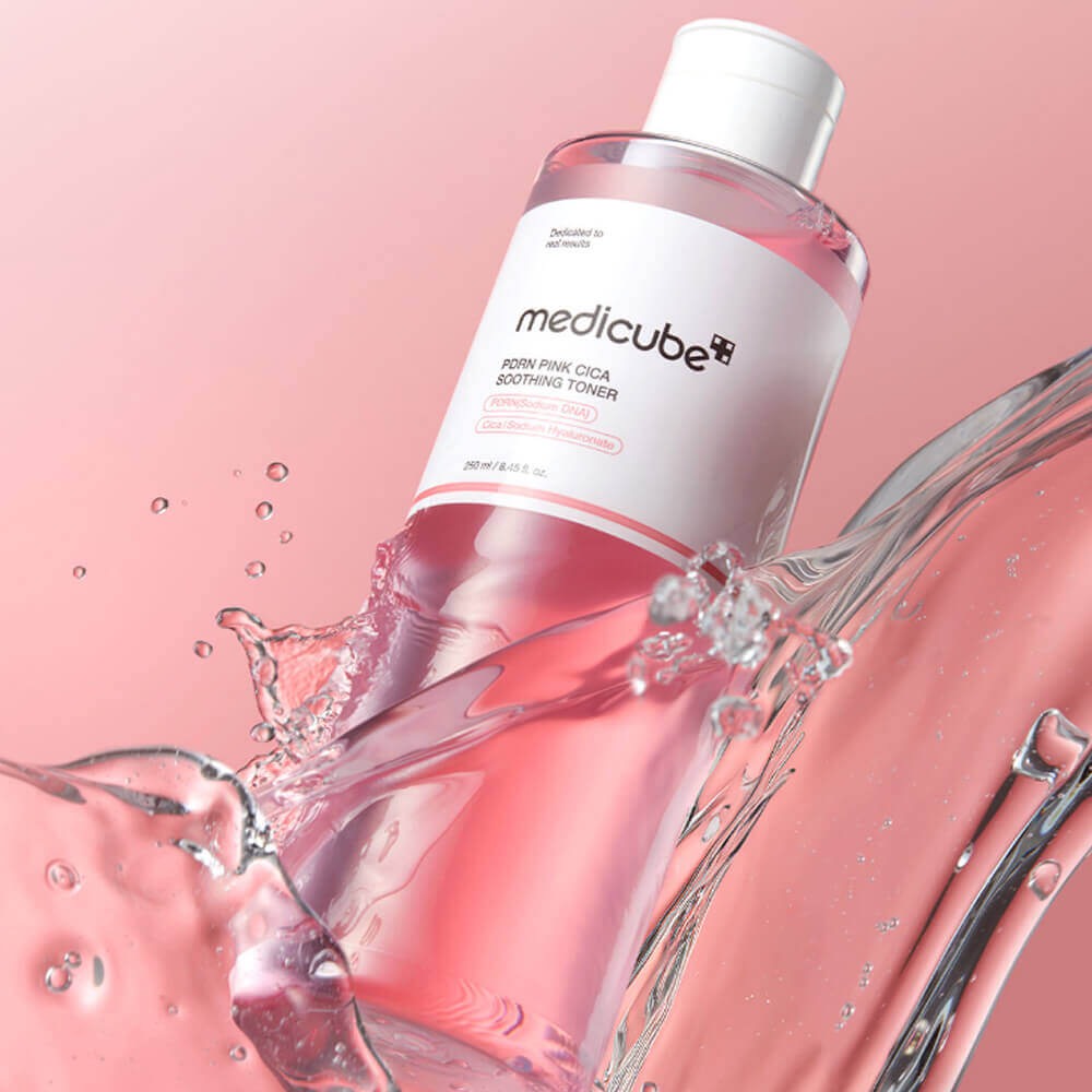 Успокаивающий тонер с ПДРН и центеллой medicube PDRN Pink CICA Soothing Toner 3