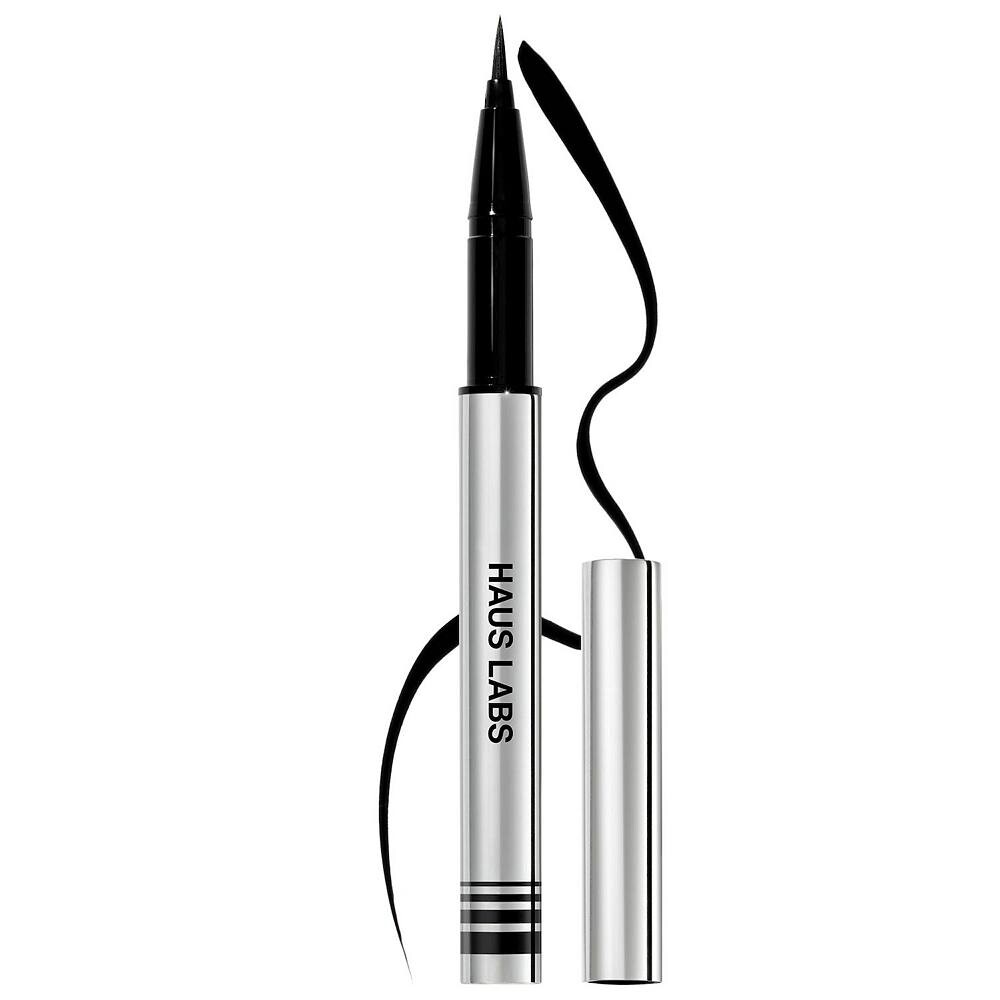 Haus Labs Водостойкая жидкая подводка для глаз  Clear Cut Waterproof Liquid Eyeliner Black Onyx