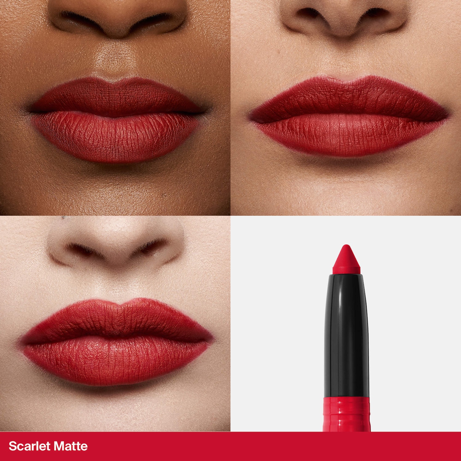 Haus Labs Контурный карандаш для губ Le Monster Lip Crayon Vegan Lipstick and Lip Liner оттенок Scarlet Matte 2