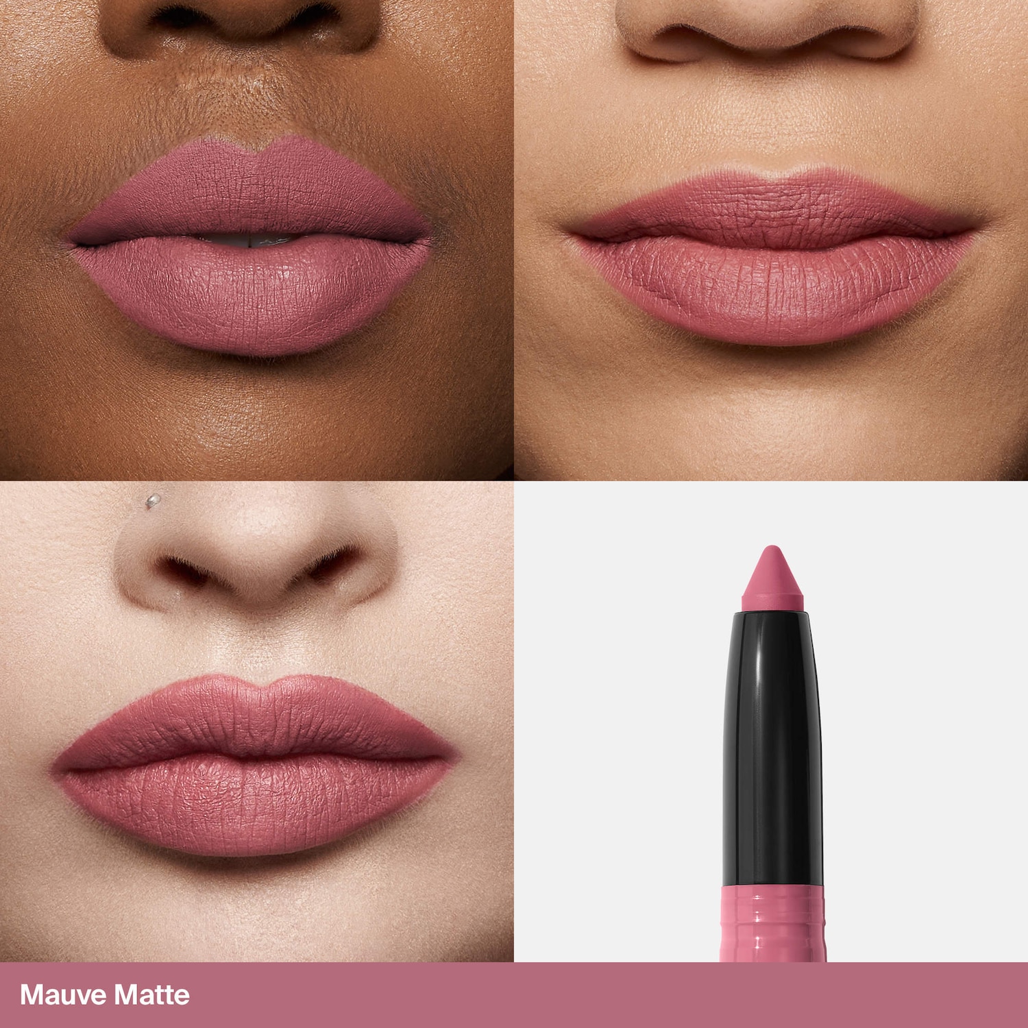 Haus Labs Контурный карандаш для губ Le Monster Lip Crayon Vegan Lipstick and Lip Liner оттенок Mauve Matte 2