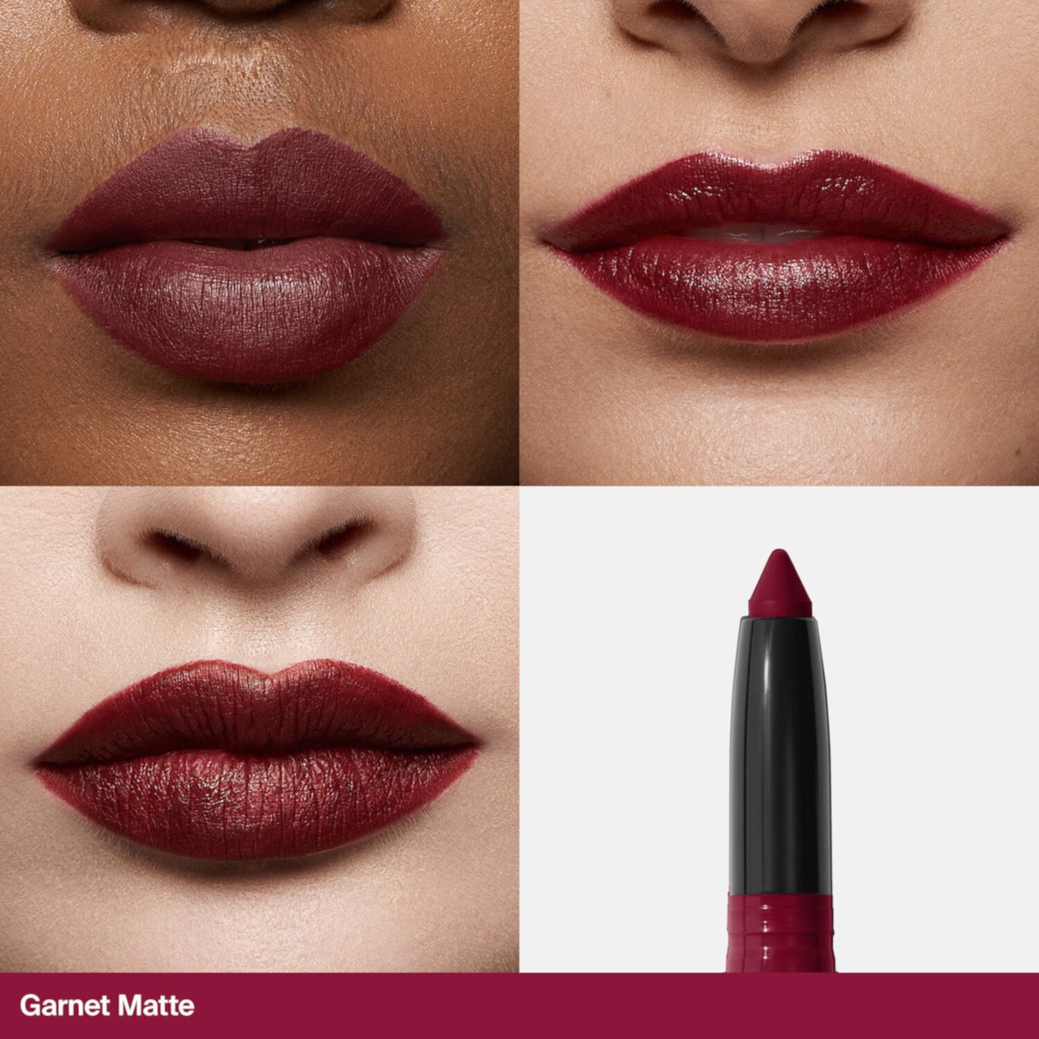 Haus Labs Контурный карандаш для губ Le Monster Lip Crayon Vegan Lipstick and Lip Liner оттенок Garnet Matte 2