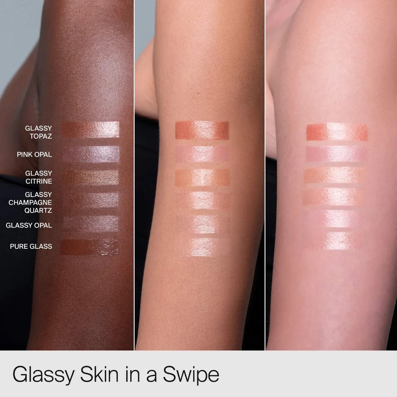 Haus Labs Хайлайтер-стик Bio-Radiant Glassy Balm Highlighter Stick оттенок Glassy Champagne Quartz 3