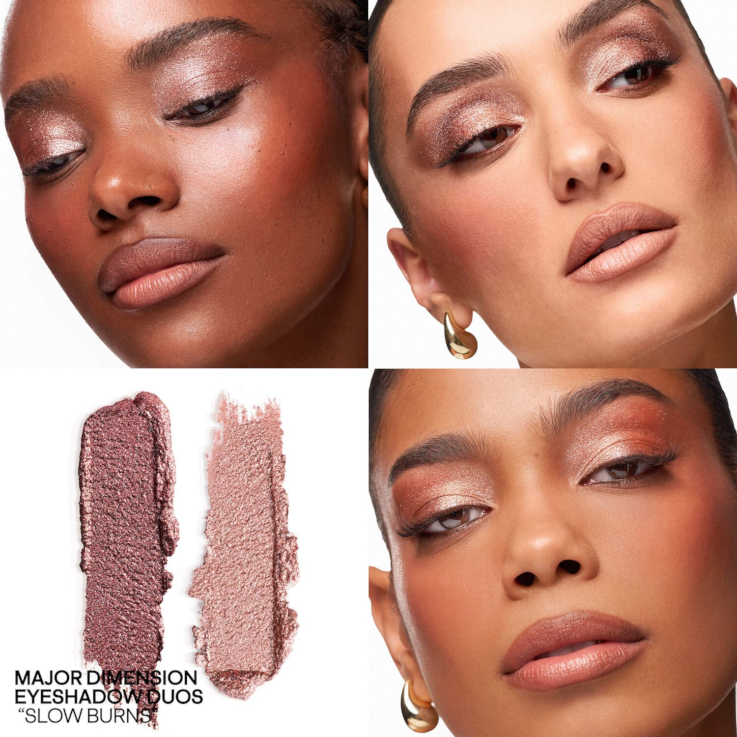Спарклы для век Major Dimension Eye Illusion Eyeshadow Duo. ОТТЕНОК   Slow Burn 3