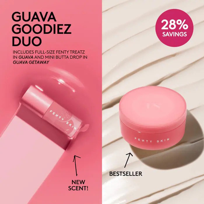 Fenty Beauty Лимитированный набор Guava Goodiez: Guava Lip + Mini Butta Drop Set 2