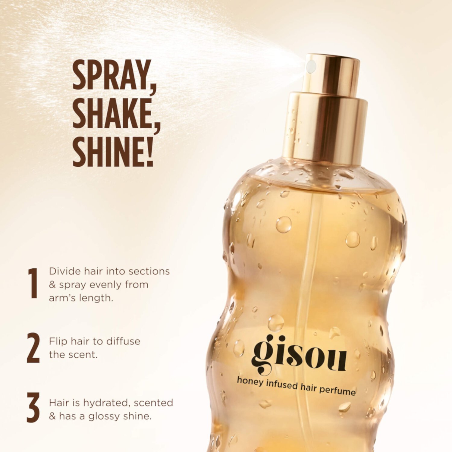 GISOU Парфюм для волос Honey Infused Hair Perfume - Pineapple Pop, 15 мл 4