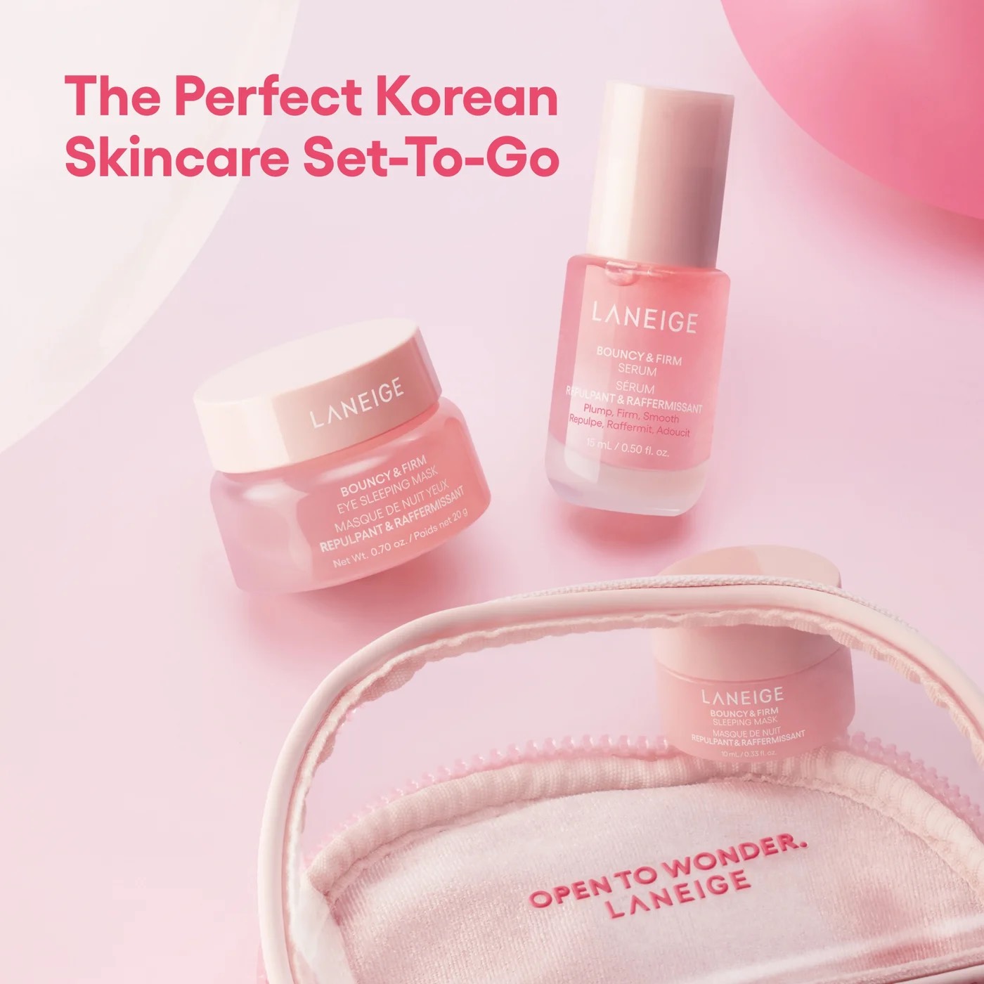 Laneige Набор для губ Bouncy Skin On The Go Set 5