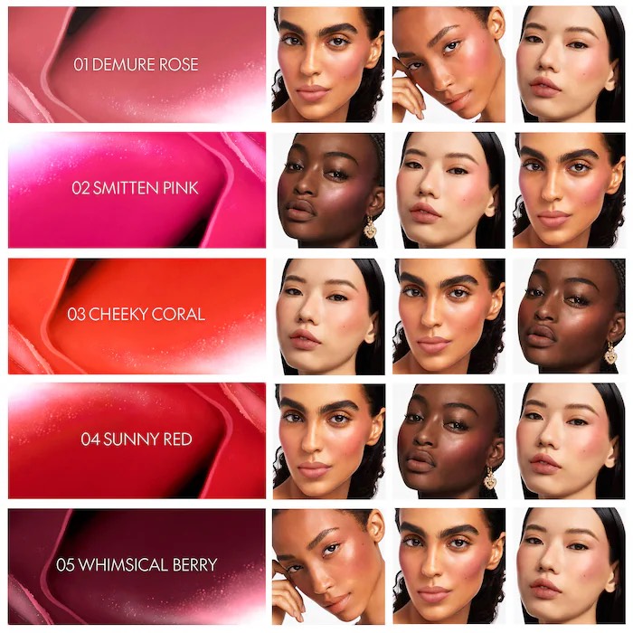 Dolce&Gabbana Румяна-стик Cherry Glaze Bar 24H Lasting Glow & Waterproof Cream Blush Stick with Vegan Collagen, 01 Demure Rose 4