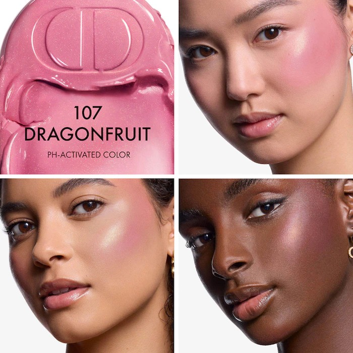 DIOR  Сияющие румяна в стике Rosy Glow Blush Stick.  107 Dragonfruit 2