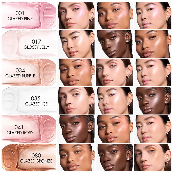 Сияющий хайлайтер в стике Backstage Glassy Glow Stick Multi-Use Stick Highlighter Balm. 001 Glazed Pink 8