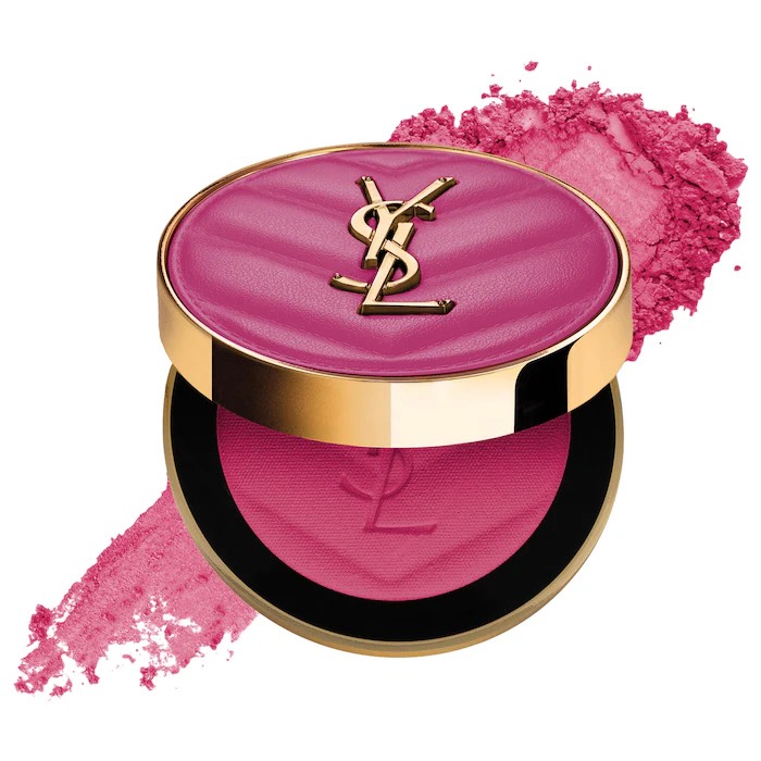 Yves Saint Laurent Румяна пудровые Make Me Blush 24H Buildable Powder Blush, 03 Mischievous Magenta