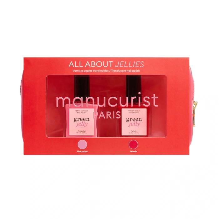 manucurist Набор желейных лаков Jelly Nail Polish Duo Set with Glossy and High Shine Effect, 2х15 мл 10