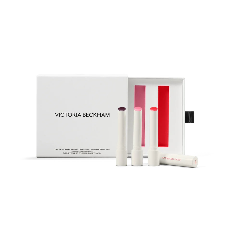 Victoria Beckham Набор бальзамов для губ Posh Balm Lip Gift Set Colour Collection, 3*1.8 г