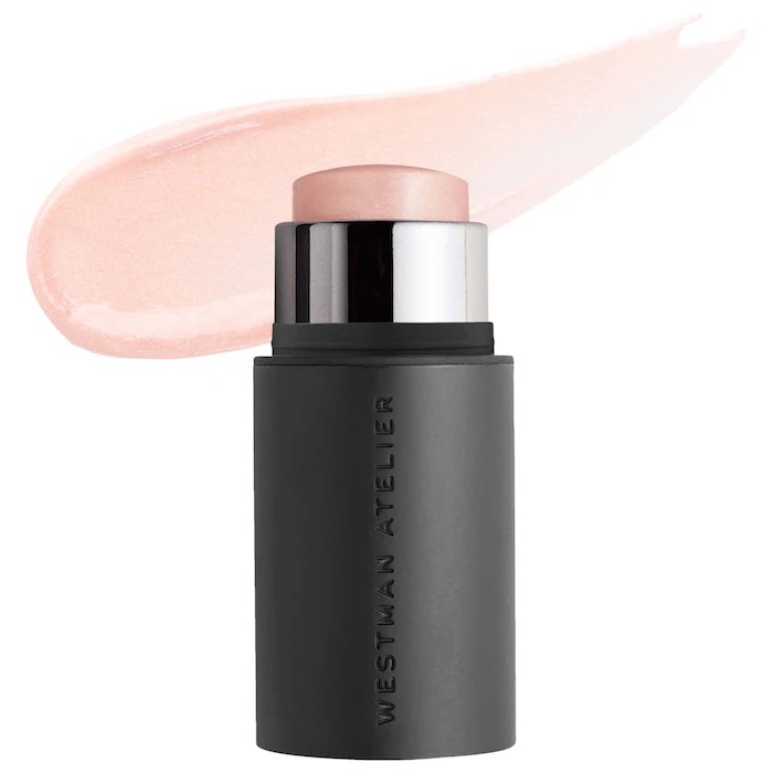 Westman Atelier Кремовый хайлайтер в стике дорожный формат Lit Up Glassy Gel Highlighter Stick travel size, Nectar