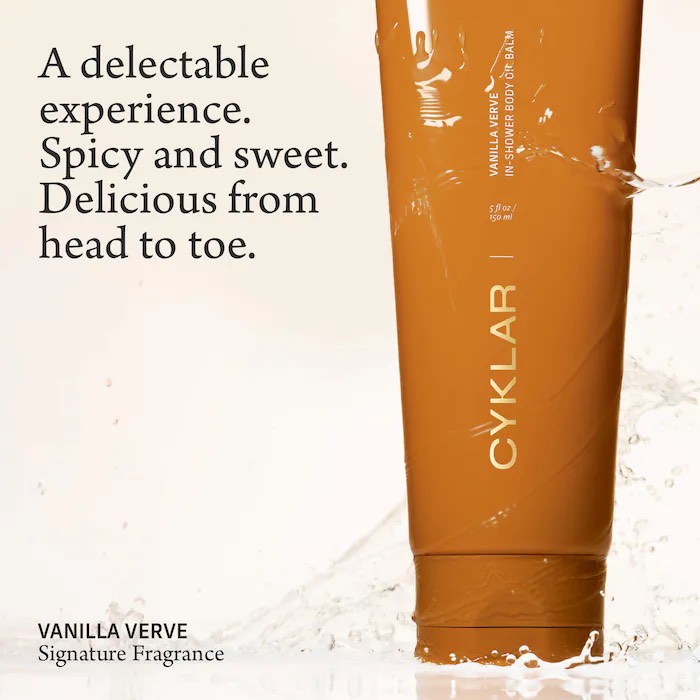 CYKLAR  Бальзам-масло для тела Vanilla Verve In-Shower Body Oil Balm with Ceramides 4