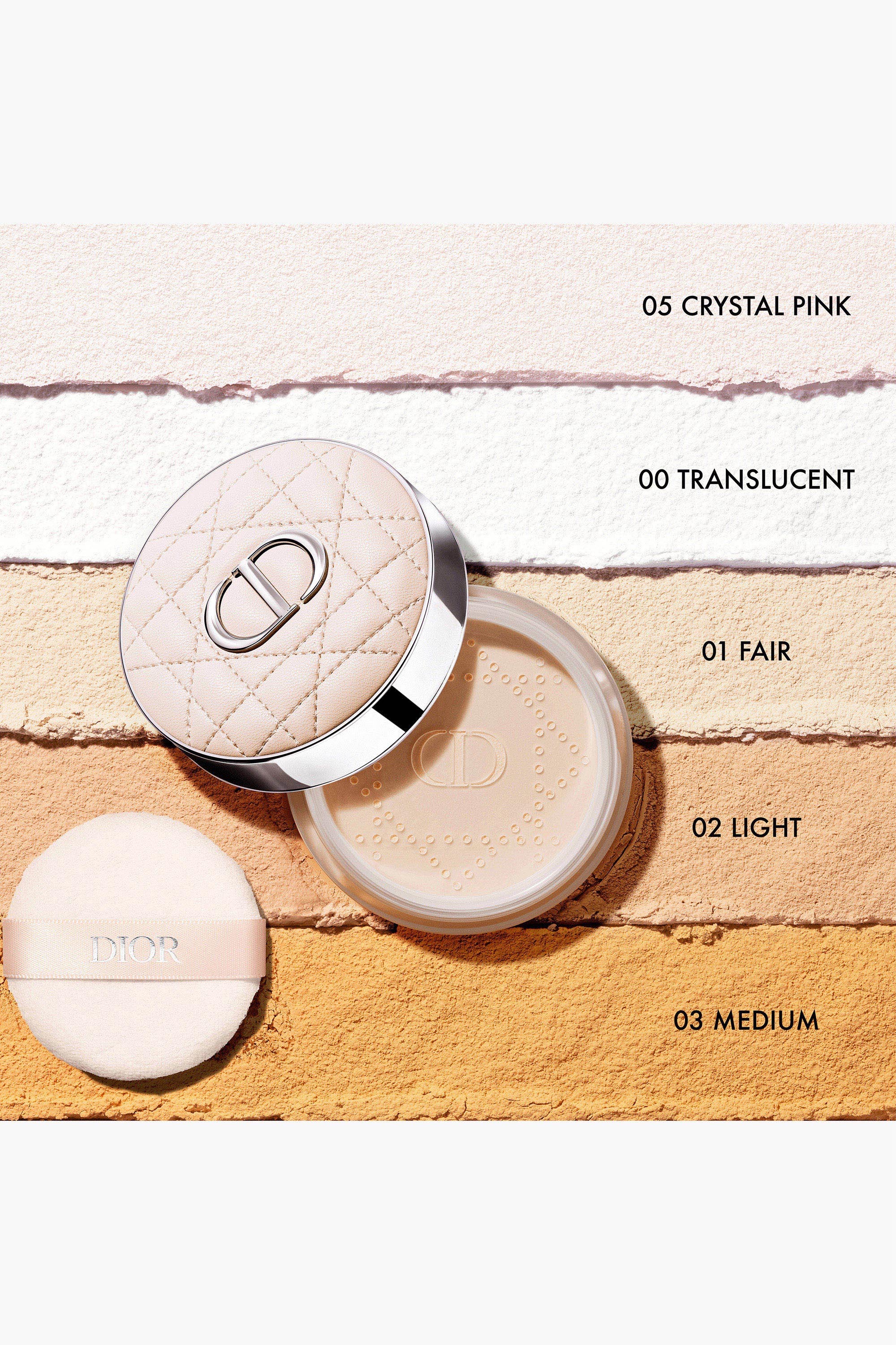 Dior Forever Рассыпчатая пудра матирующая Loose setting powder On Set Powder. 01 Fair 2