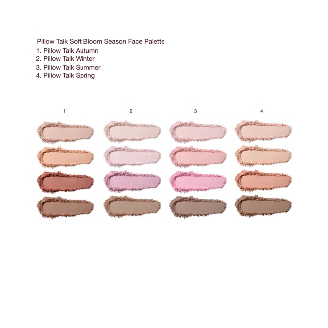 Палетка для лица Pillow Talk Soft Bloom Season Face, Winter 3