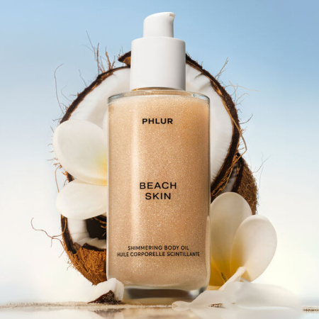PHLUR Мерцающее масло для тела Beach Skin Shimmering Body Oil, 120 мл 3