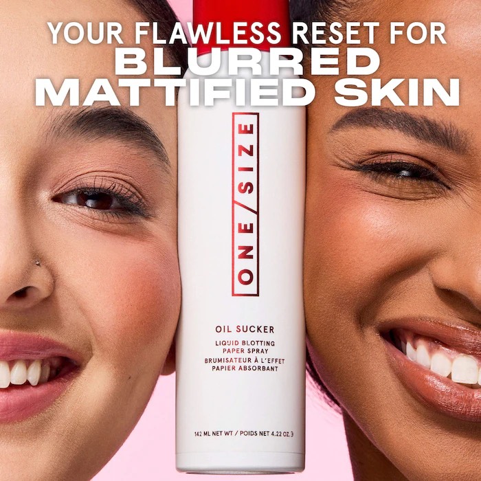 ONE/SIZE by Patrick Starrr Матирующий спрей для лица Oil Sucker Liquid Blotting Paper Touch Up Spray, 142 мл 3