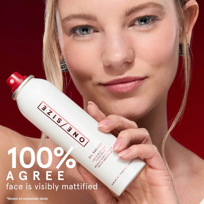 ONE/SIZE by Patrick Starrr Матирующий спрей для лица Oil Sucker Liquid Blotting Paper Touch Up Spray, 142 мл 6