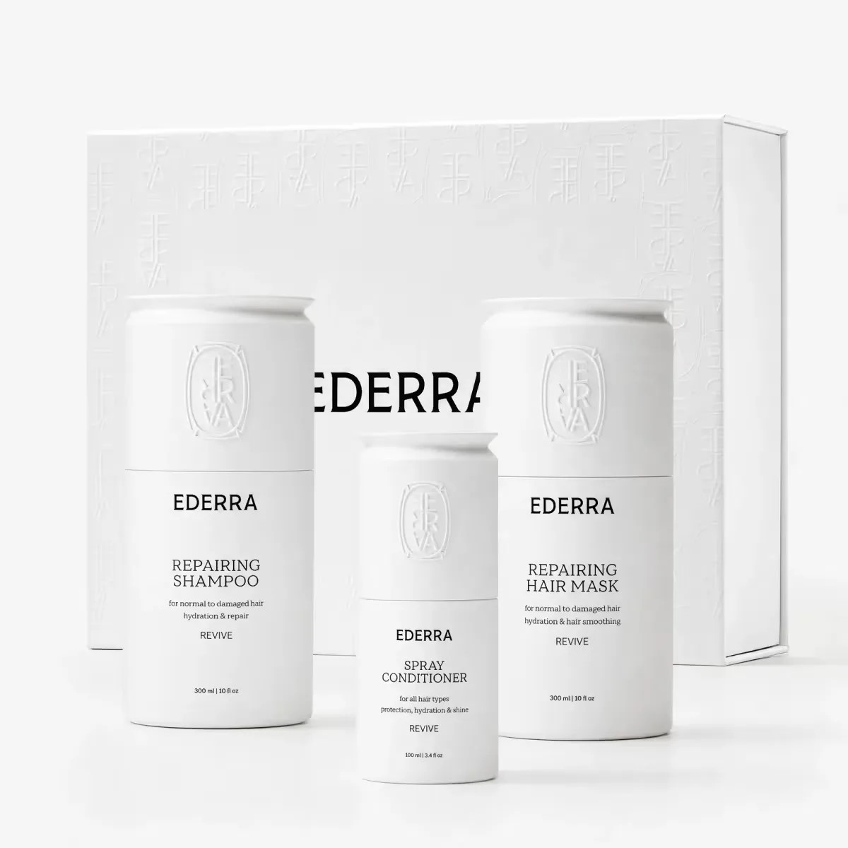EDERRA Набор восстанавливающий для нормальных и поврежденных волос REVIVE, 300 мл
