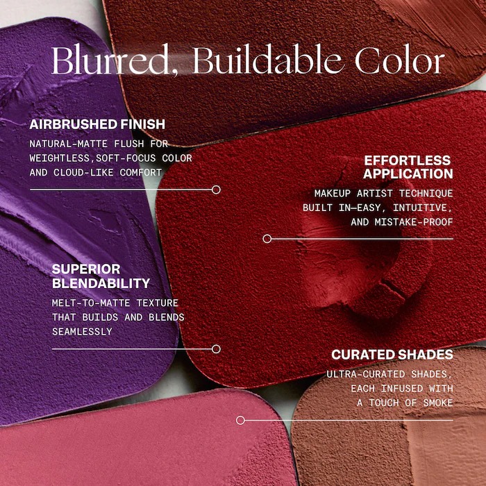 VIOLETTE_FR Кремовые румяна PLUME BLUSH Feather Matte Cream-to-Powder Cheek Melt, Latte Praline 8