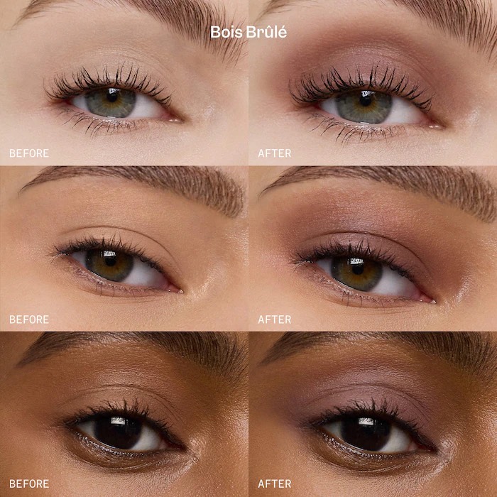VIOLETTE_FR  Тени для век PLUME EYESHADOW Feather Matte Veil + Feather Shimmer Veil, Bois Brûlé 8