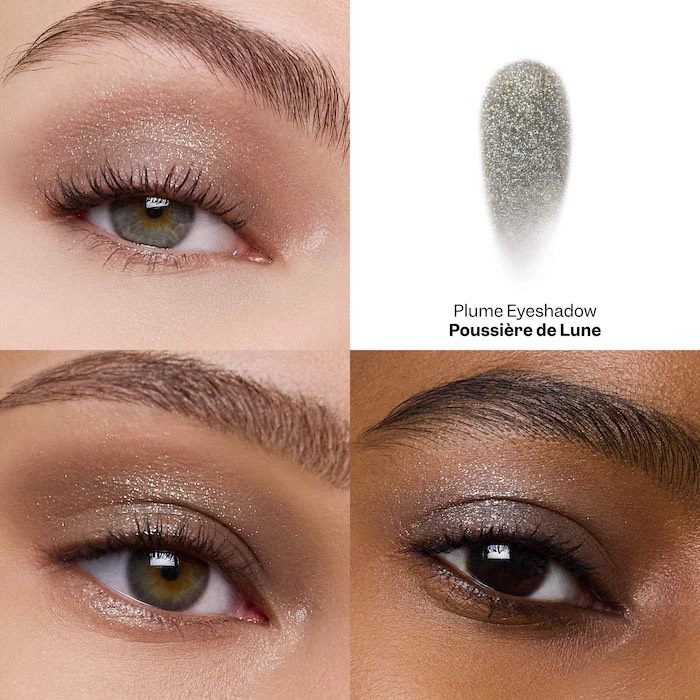 VIOLETTE_FR  Тени для век PLUME EYESHADOW Feather Matte Veil + Feather Shimmer Veil, Poussière de Lune 2