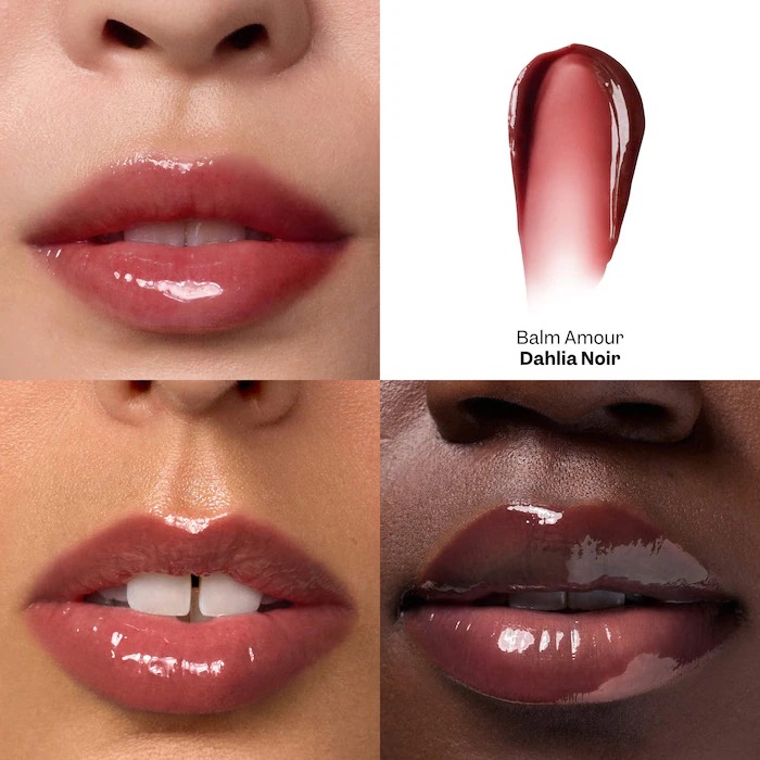 VIOLETTE_FR Питательный бальзам для губ с пептидами BALM AMOUR Nourishing Tinted Lip Treatment with Peptides, Dahlia Noir 2