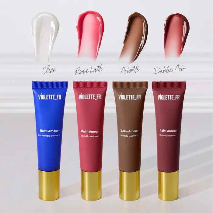 VIOLETTE_FR Питательный бальзам для губ с пептидами BALM AMOUR Nourishing Tinted Lip Treatment with Peptides, Dahlia Noir 8