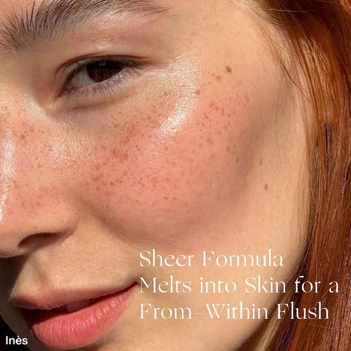 VIOLETTE_FR Мраморные кремовые румяна в стике BISOU BLUSH Marbled Cream Blush Stick, Inès 3