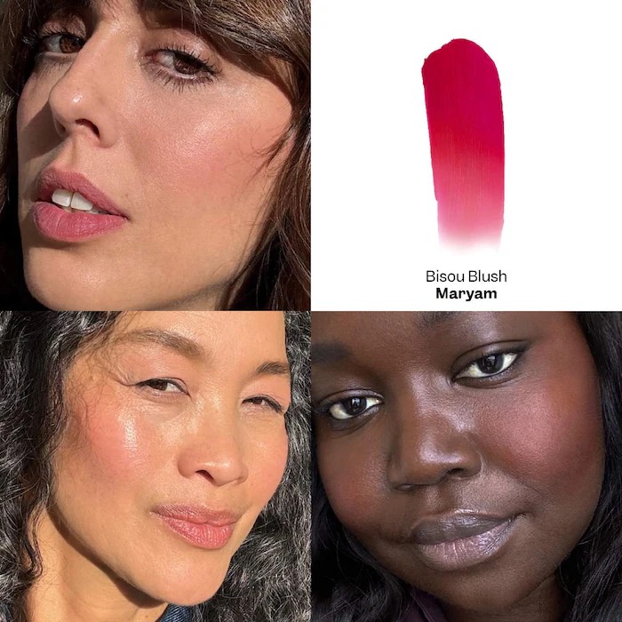 VIOLETTE_FR Мраморные кремовые румяна в стике BISOU BLUSH Marbled Cream Blush Stick, Maryam 2
