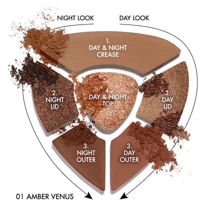 Dolce&Gabbana Палетка теней для век Multi-Finish Eyeshadow Palette 01 Amber Venus, 6,5 гр 6
