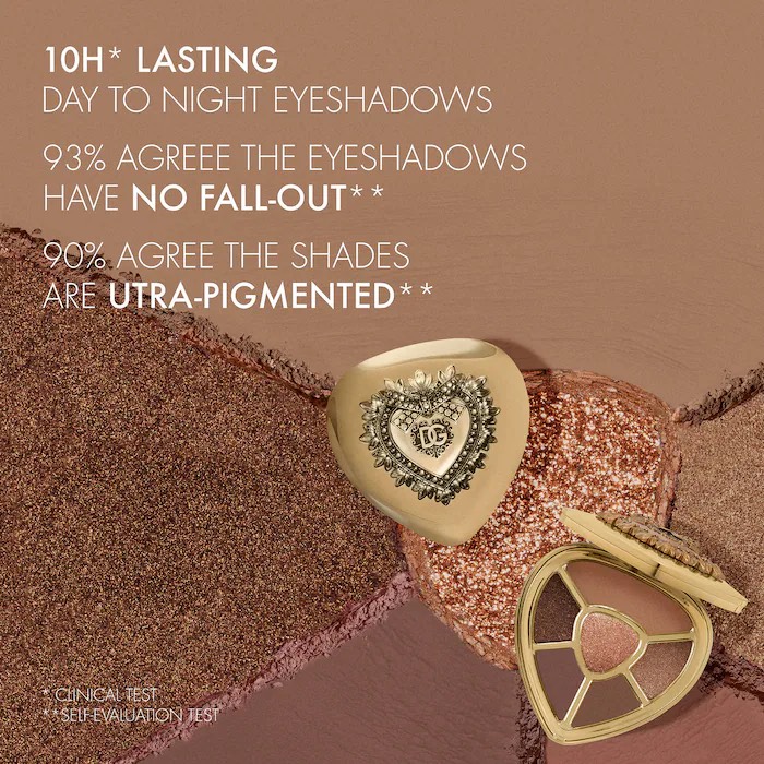 Dolce&Gabbana Палетка теней для век Multi-Finish Eyeshadow Palette 02 Rose Goddess, 6,5 гр 6