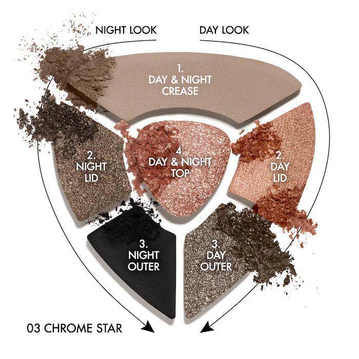 Dolce&Gabbana Палетка теней для век Multi-Finish Eyeshadow Palette 03 Chrome Star , 6,5 гр 5