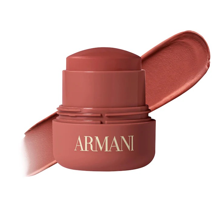 Armani Dolci Кремовые румяна  Blush Smoothing Cream-to-Powder Soft-Matte, 4 Cinnamon Blush