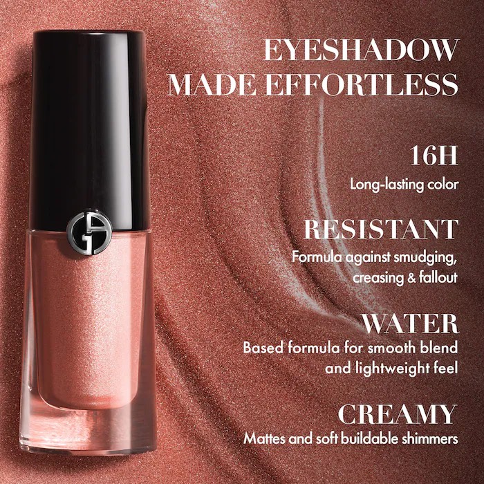 Armani Beauty Жидкие тени для век Eye Tint Long-Lasting Liquid Eyeshadow, 10S Chestnut 5