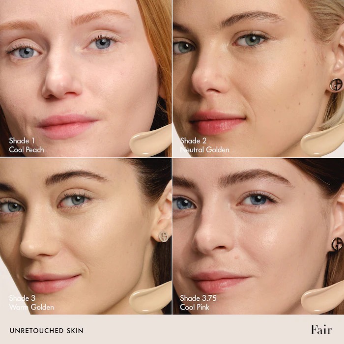 Armani Beauty Сатиновая основа для лица с естественным сиянием, Luminous Silk Natural Glow Blurring Liquid Foundation, 1 fair 3