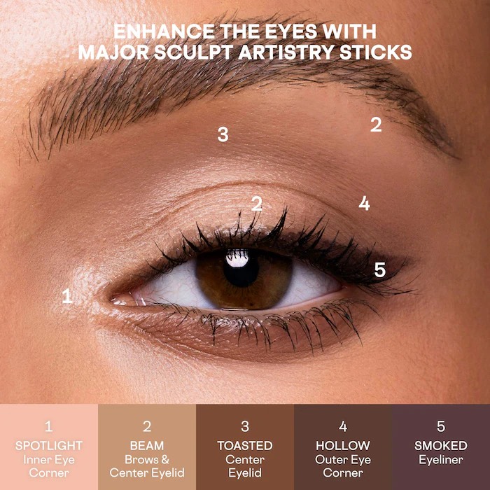 PATRICK TA   Стик для контуринга Patrick Ta Major Sculpt Shape & Shade Anywhere Artistry Sticks,  Brighten 10